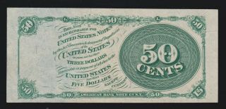 US 50c Stanton Fractional Currency Note 4th Issue FR 1376 Ch CU (005) 2