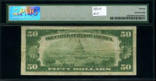 1928 $50 Gold Certificate Fr 2404 Very Fine 20 PMG 1016104 - 003 2