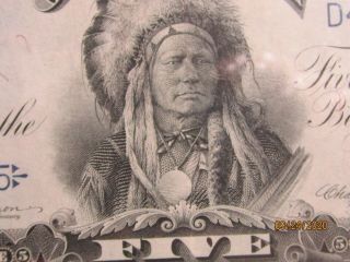 THE CHIEF 1899 $5 SILVER CERTIFICATE PMG 30 VERY FINE Fr 273 ALWAYS WANTED 2