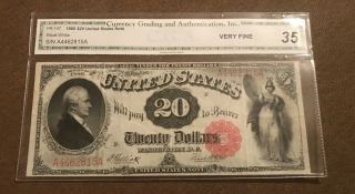 1880 $20.  Legal Tender Note Note Fr - 147,  Vf / Xf