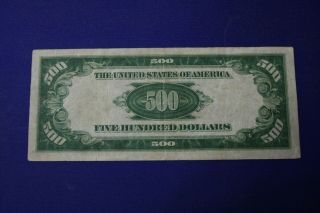 1934 Chicago $500 FIVE HUNDRED DOLLAR NOTE Fr.  2201 - G G00033064A 2