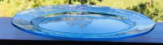 Fostoria Fairfax 2375 13” Round Platter Azure/ Blue