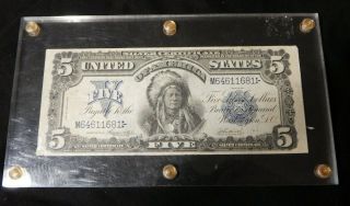 1899 United States Chief $5 Silver Certificate Vf/xf
