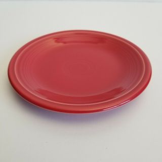 Fiestaware Salad Plate 7 1/4” Scarlet Red Fiesta Ware By Homer Laughlin