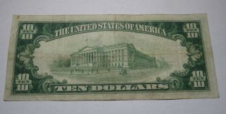 $10 1929 Batavia Ohio OH National Currency Bank Note Bill Ch.  715 VF 3