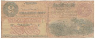 1859 - 1860s State Bank of Michigan Detroit $2 Two Dollars Public Stock Remainder 2