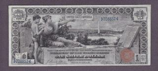 $1 1896 Crisp Vf,  Historic Educational Silver Certificate