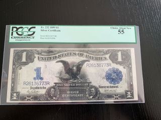 1899 $1 Us Silver Certificate Fr.  232,  Pcgs Choice About 55,  Get It Now