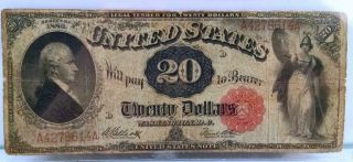 1880 $20 Legal Tender Fr 147 Elliott / White Currency / Note C234