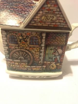 SADLER The Old Mill Teapot 4537 Collectible pot English Country Craft England 2
