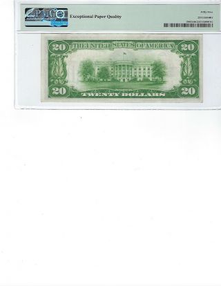 1928 $20 Gold Certificate FR2402 PMG 55 AU EPQ Woods/Mellon 2
