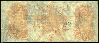 $50 The Republic of Texas 1839 w/ Nude,  Sailboat & Stephen Austin LOOK 2