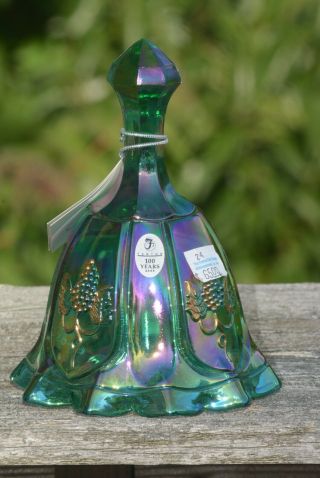 Fenton Art Glass Emerald Green Carnival - 100 Yrs - Frank 