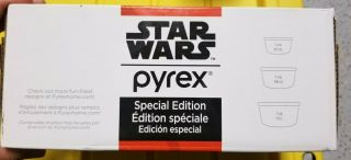 Pyrex Storage Star Wars Special Edition 10 - pc Set Yoda,  R2D2,  Darth Vader,  Chewy 2