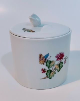Richard Ginori Italy Oriente 5685 Porcelain Trinket Or Pill Box