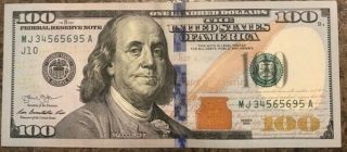 3 - US $100 NOTES CONSECUTIVE SERIAL NUMBERS ONE HUNDRED DOLLAR BILLS 2013 UNC 2