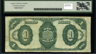 1891 $1 Treasury Note Fr.  352 Fine 12 Legacy 80819027 2
