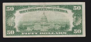 US 1928 $50 Gold Certificate FR 2404 VF - XF (- 917) 2