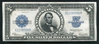 Fr.  282 1923 $5 Five Dollars “porthole” Silver Certificate Extremely Fine