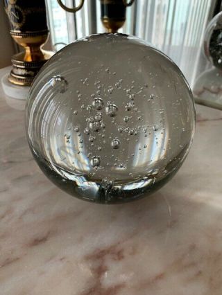 Large Crystal Ball With inside bubbles 2
