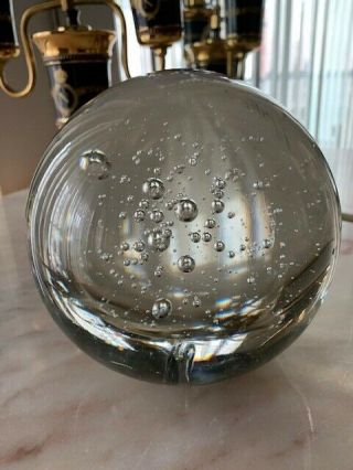 Large Crystal Ball With inside bubbles 3