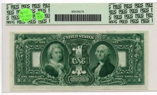 1896 $1 Silver Certificate Large Note Fr 224 PCGS 65 PPQ Gem Currency BH830 2