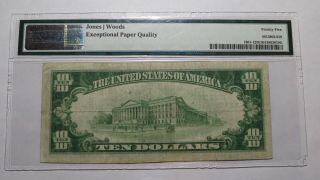 $10 1929 Brasher Falls York NY National Currency Bank Note Bill 10943 VF25 3