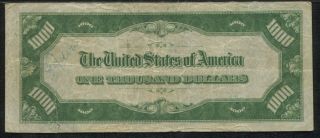 1000 ONE THOUSAND DOLLAR BILL CURRENCY OLD NOTE PHILADELPHIA 3
