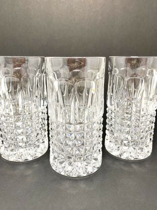 Vintage Fairfax (barware) By Gorham Crystal Highball Glass 5 3/8 " Set Of 6