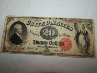 1880 Twenty Dollar $20 Legal Tender Note - Fr.  142