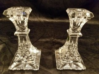 Waterford Crystal Lismore 6 " Candle Holder Candlesticks