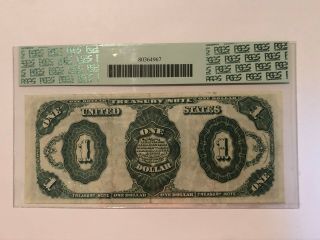 1891 $1 Treasury Note,  PCGS 35PPQ,  FR 352 2