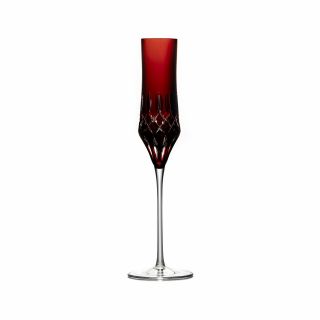 Amne Champagne Flute In Ruby Red
