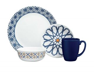 Lightweight 16pcs Dinnerware Set Crafted With Pride In Corning Ultra - Hygienic