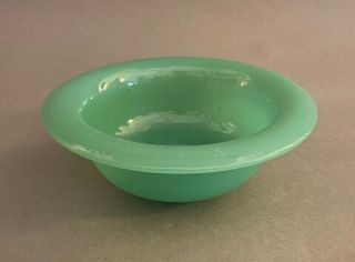1920s Steuben Carder Era Art Deco Green Jade Jadeite Art Glass Bowl 7 - 1/2 " Dia