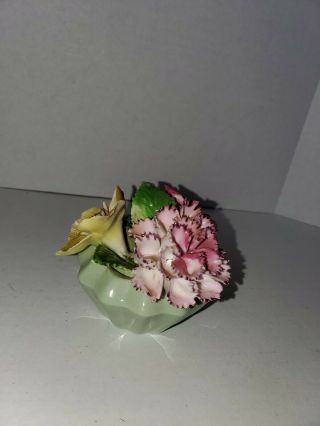 Vintage Royal Adderley Floral Bone China Flowers In Vase 2