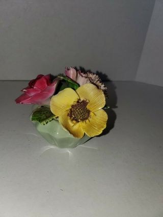Vintage Royal Adderley Floral Bone China Flowers In Vase 3