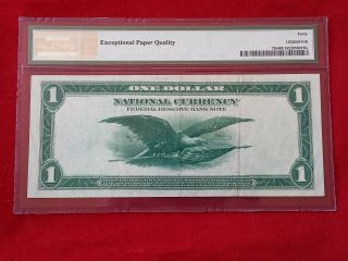FR - 739 1918 Series $1 Kansas City Federal Reserve Bank Note PMG 40 EPQ XF 2