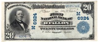 1902 Bs $20 The First Nb Of O 