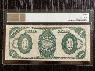 1891 $1 Stanton Treasury Note,  Lower Grade,  Better Type FR 352 2