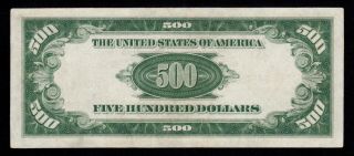 Stunning U.  S.  1934 Chicago $500 FIVE HUNDRED DOLLAR BILL Fr.  2201 1000 G00064925A 3