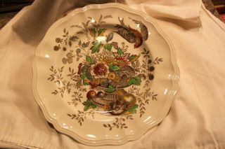 Royal Doulton Hampshire 10.  5 " Dinner Plate,  Bird And Flower