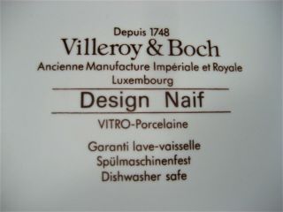 VILLEROY & BOCH Germany DESIGN NAIF 1 - TRIVET or TEA TILE / Teapot Stand 8 