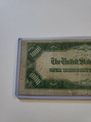 1934 $1000 CHICAGO ONE THOUSAND DOLLAR BILL 3