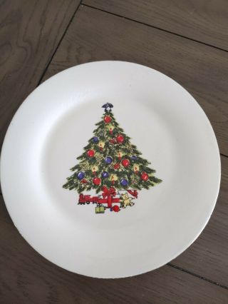 Sea Gull Fine China Jian Shiang - Christmas Tree - Dinner Plate - 10 1/2 "