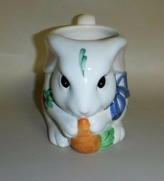 Lenox Poppies On Blue Bunny Rabbit Mug 2