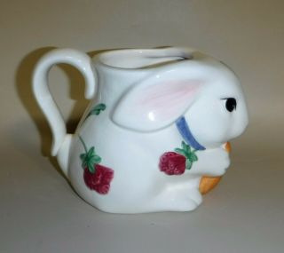 Lenox Poppies On Blue Bunny Rabbit Mug 3