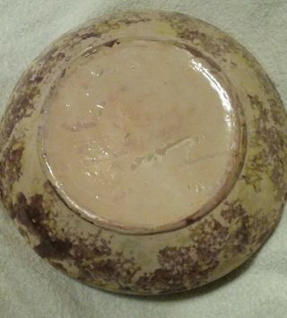 Unique Handmade Arts and Craft Splatter Glaze Pottery Bowl Platter Dish 2