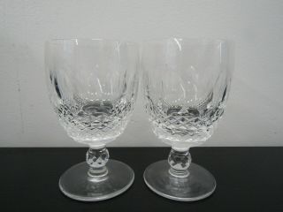 Waterford Crystal Colleen Set Of 2 Water Goblets Short Stem 5.  25 " (1/2)