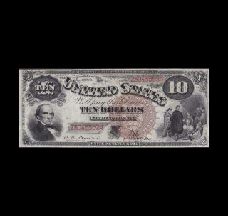 Gorgeous 1880 $10 Legal Tender Strong Very Fine